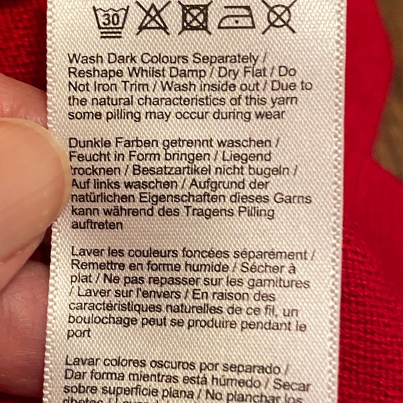 Joules Red festive dog sweater NWTS 6 - Picture 8 of 8